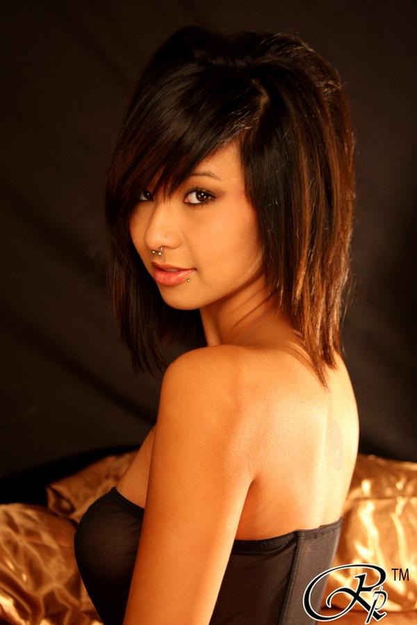 Ruby Renegade sexy mixed ethnicity asian emo babe.